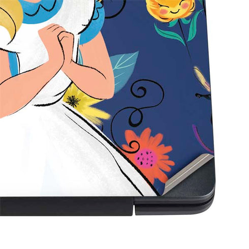 Disney Alice in Wonderland (animated) Floral Print Dell Vostro Skin